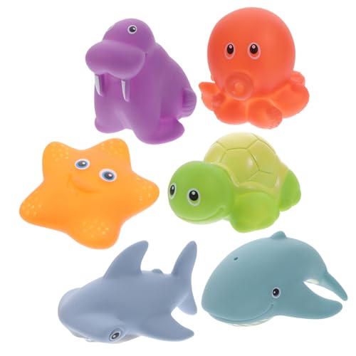 TOYANDONA 6St Cartoon- wasserspielzeug kinderwasserspielzeuge Tier Bad Beach Toys for Pool-Wasserspielzeug Wasserspielzeug für im Badezimmer Vinyl TOYANDONA 6St Cartoon- wasserspielzeug kinderwasserspielzeuge Tier Bad Beach Toys for Pool-Wasserspielzeug Wasserspielzeug für im Badezimmer Vinyl von TOYANDONA