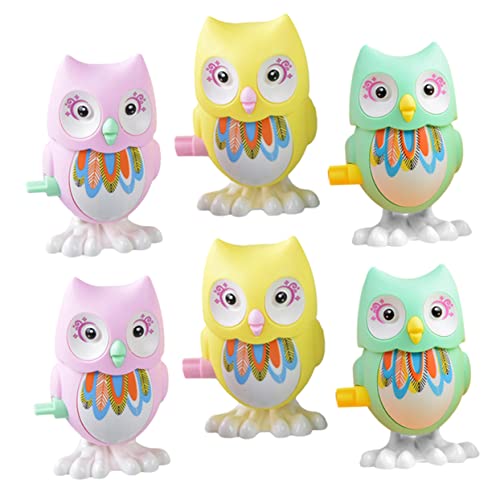 TOYANDONA 6St Eule interaktives kinderspielzeug Toys for Federaufziehspielzeug Erinnerungskalender für Familiengeburtstage Eulenmodell Aufziehtier Plastik TOYANDONA 6St Eule interaktives kinderspielzeug Toys for Federaufziehspielzeug Erinnerungskalender für Familiengeburtstage Eulenmodell Aufziehtier Plastik von TOYANDONA
