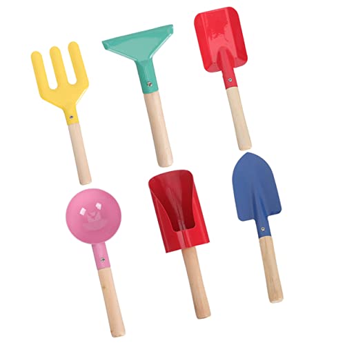 TOYANDONA 6St Gartengeräte strandspielzeug gartenwerkzeug Strand-Sandspielzeug gartenwerkzeug Set Spielzeuge Graben Schaufeln Kinderschaufeln aus Metall hölzern TOYANDONA 6St Gartengeräte strandspielzeug gartenwerkzeug Strand-Sandspielzeug gartenwerkzeug Set Spielzeuge Graben Schaufeln Kinderschaufeln aus Metall hölzern von TOYANDONA