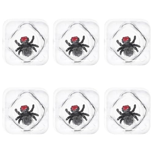 TOYANDONA 6St Kniffliger Ice Cube Bug gefälschte Fliege Eisform fliegendes laufstall Simulierte Eiswürfel Simulationsspielzeug kleines Eiswürfelspielzeug mit Plastik von TOYANDONA