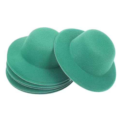TOYANDONA 6St Mini-Cowboyhut Kinderkleider kinderkleidung spielsachen für kinderkostüme spielsachen winzige Hausminiatur kleine Hütchen zum Basteln Mini-Hüte Stoff Green TOYANDONA 6St Mini-Cowboyhut Kinderkleider kinderkleidung spielsachen für kinderkostüme spielsachen winzige Hausminiatur kleine Hütchen zum Basteln Mini-Hüte Stoff Green von TOYANDONA