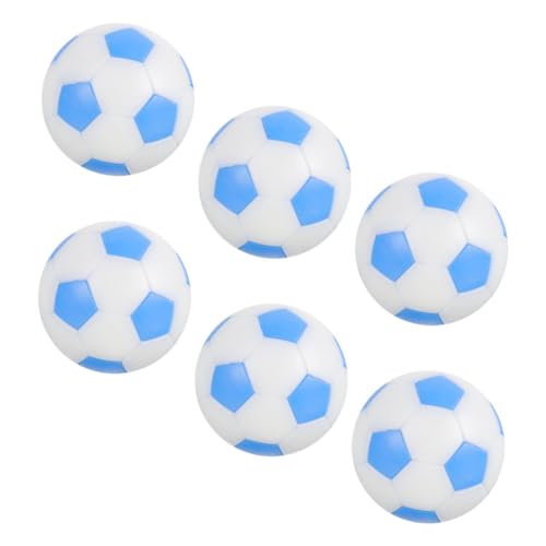 TOYANDONA 6St Mini-Fußball hühner gieskanne kinderspielzeug Tischfußball-Zubehör Fussball Spiele Tischfußballspiel Zubehör für Fußballspiele Bälle für Tischspiele Plastik Sky-Blue von TOYANDONA
