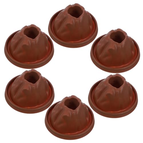 TOYANDONA Vulkan-experimentierset – 6-teiliges Vulkanmodell-zubehör Lernspielzeug Für Kleinkinder Grundlage Zum Lernen von TOYANDONA