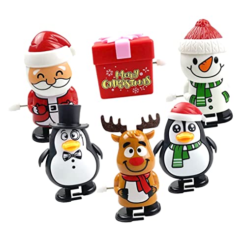 TOYANDONA 6St Weihnachtliches Aufziehspielzeug für kindergeschenke weihnachtadeko Weihnachten Stuffer Wickeln auf Wiederverwendbares Kinderspielzeug Plastik TOYANDONA 6St Weihnachtliches Aufziehspielzeug für kindergeschenke weihnachtadeko Weihnachten Stuffer Wickeln auf Wiederverwendbares Kinderspielzeug Plastik von TOYANDONA