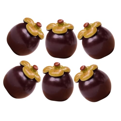 TOYANDONA 6St künstliche Früchte kunstobst bastelmaterial Bruchsicher Miniatures miniaturmodelle deko puppenhaus Obst Mini-Hausverzierung gefälschte Minifrucht Mini-Fake-Früchte Harz Violett TOYANDONA 6St künstliche Früchte kunstobst bastelmaterial Bruchsicher Miniatures miniaturmodelle deko puppenhaus Obst Mini-Hausverzierung gefälschte Minifrucht Mini-Fake-Früchte Harz Violett von TOYANDONA