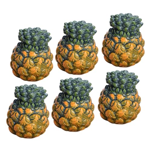 TOYANDONA 6St künstliche Früchte wohnungsdeko hausdeko Dekoobjekt verkleidung Realistisch Ananas Zitronensaft Dosenfrüchte Traubenschneider Obst Mini-Kunstfrucht Mini-Fruchtmodell Harz Green TOYANDONA 6St künstliche Früchte wohnungsdeko hausdeko Dekoobjekt verkleidung Realistisch Ananas Zitronensaft Dosenfrüchte Traubenschneider Obst Mini-Kunstfrucht Mini-Fruchtmodell Harz Green von TOYANDONA