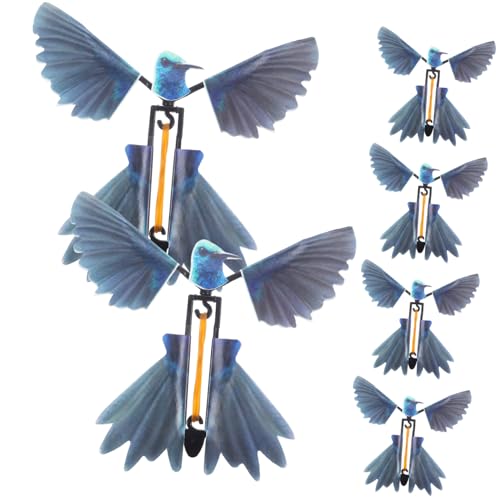 TOYANDONA 6Stücke Fliegende Spielzeuguhrwerk Kreatives Partyzubehör für für Geburtstage und Feste aus Robustem Material Einzigartiges Design mit Leuchtenden von TOYANDONA