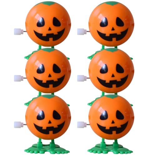 TOYANDONA 6Stücke Halloween Aufziehspielzeug Kürbis Spielzeuge für Partydeko und Mitgebsel Leicht und Platzsparend für Halloween Feiern und Spaß mit Freunden TOYANDONA 6Stücke Halloween Aufziehspielzeug Kürbis Spielzeuge für Partydeko und Mitgebsel Leicht und Platzsparend für Halloween Feiern und Spaß mit Freunden von TOYANDONA