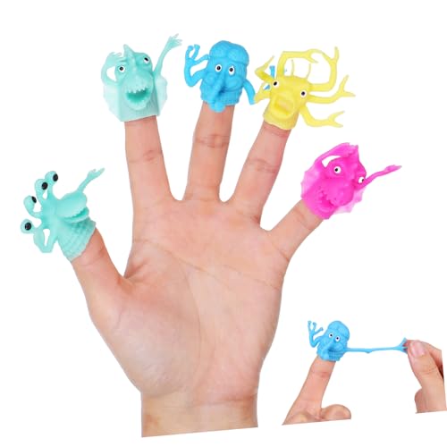 TOYANDONA 6Stücke Handpuppen aus TPR für Kreatives DIY Fingerspielzeug Vielseitig Einsetzbar Fördert die Interaktion und Lernspiel Zufällige Designs Geburtstagsgeschenk TOYANDONA 6Stücke Handpuppen aus TPR für Kreatives DIY Fingerspielzeug Vielseitig Einsetzbar Fördert die Interaktion und Lernspiel Zufällige Designs Geburtstagsgeschenk von TOYANDONA