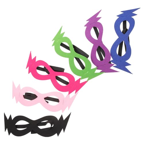 TOYANDONA 6Stücke Maske aus Abschlussball Halloween Karneval Kostüm Maske Kostümpartys und Rollenspiele von TOYANDONA