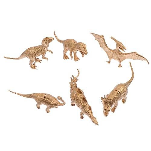 TOYANDONA 6Stücke Miniatur Dinosaurier Lebendige Bastelarbeiten für Lernspielzeug für Dinosaurier Fans Party Dekorationen Geeignet für Kreative Spiele und Entwicklung von TOYANDONA