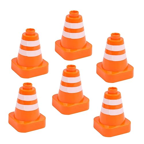 TOYANDONA 6Stücke Teiliges Verkehrszeichen mit Roadblocks Pädagogisches für Kreative Spielszenen und Verkehrssicherheitstraining TOYANDONA 6Stücke Teiliges Verkehrszeichen mit Roadblocks Pädagogisches für Kreative Spielszenen und Verkehrssicherheitstraining von TOYANDONA