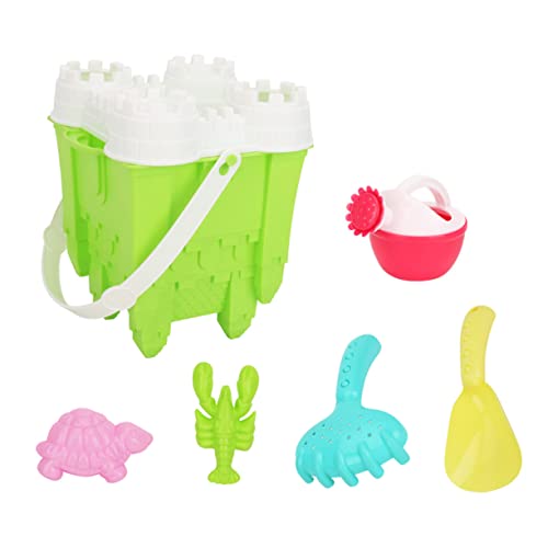 TOYANDONA 6Stücke Teiliges für Wasserspielzeug mit Eimer und Förmchen für Strand und Sandkastenabenteuer Leicht und Langlebig Fördert Kreativität von TOYANDONA