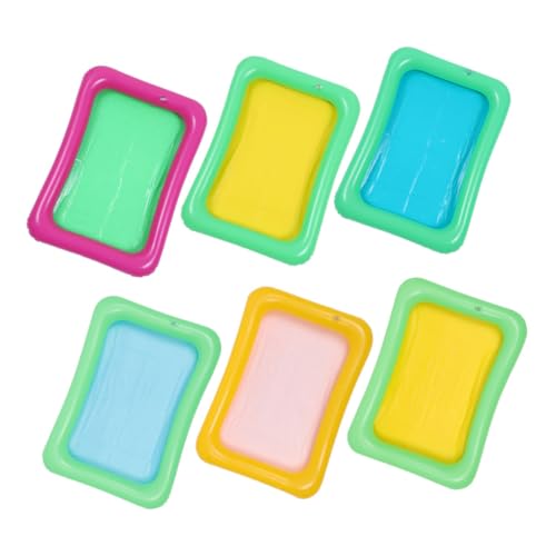 TOYANDONA 6er Set Aufblasbare Eiswürfel Servierbar Für Gartenpartys Kühler Für Getränke Und Snacks Im Pool Multifunktionales Farbenfrohes Pool Accessoire TOYANDONA 6er Set Aufblasbare Eiswürfel Servierbar Für Gartenpartys Kühler Für Getränke Und Snacks Im Pool Multifunktionales Farbenfrohes Pool Accessoire von TOYANDONA