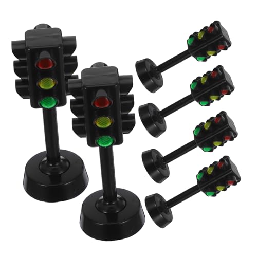 TOYANDONA Helle Farben Mini Verkehrszeichen Kinder Spielzeug Ampel Spielzeug Set Für Mädchen Kind Bildung Simulation TOYANDONA Helle Farben Mini Verkehrszeichen Kinder Spielzeug Ampel Spielzeug Set Für Mädchen Kind Bildung Simulation von TOYANDONA