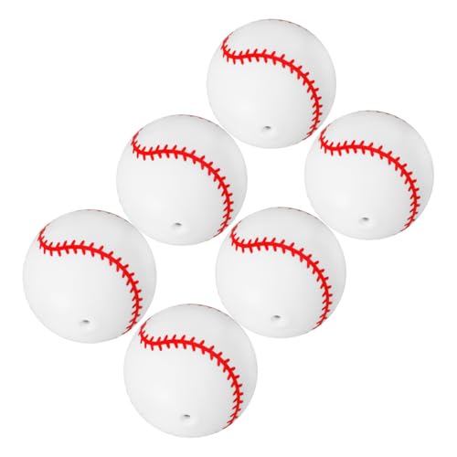 TOYANDONA Aufblasbares Baseball-Spielzeug Für Kinder 6 Stück 7 6 cm PVC Für Partys Spaß von TOYANDONA