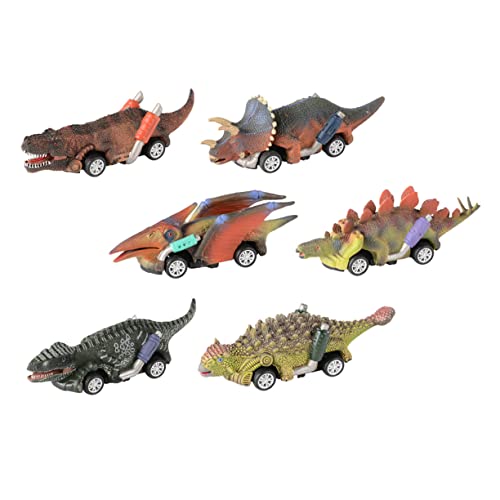 TOYANDONA 6st Dinosaurier-spielzeugauto Lernspielzeug Für Cartoon-Dinosaurier- Dinosaurier-Geburtstagsparty-zubehör Auto Zurückziehen Jungenauto Plastik TOYANDONA 6st Dinosaurier-spielzeugauto Lernspielzeug Für Cartoon-Dinosaurier- Dinosaurier-Geburtstagsparty-zubehör Auto Zurückziehen Jungenauto Plastik von TOYANDONA