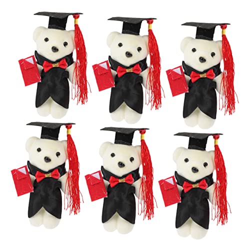 TOYANDONA 6st Dr. Bär Plüsch Schlüsselanhänger Mini-puppenhauszubehör Kinderspielzeug Materielle Dekoration Puppe Schlüsselanhänger Miniaturpuppe Luxuriöses Black Stoff TOYANDONA 6st Dr. Bär Plüsch Schlüsselanhänger Mini-puppenhauszubehör Kinderspielzeug Materielle Dekoration Puppe Schlüsselanhänger Miniaturpuppe Luxuriöses Black Stoff von TOYANDONA