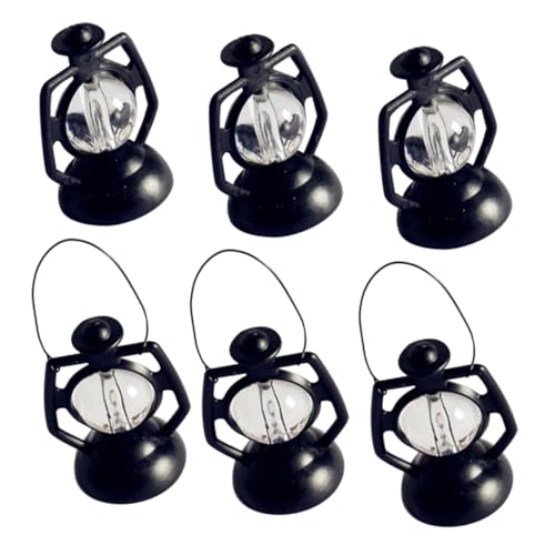 TOYANDONA 6st Puppenhaus-Miniatur-Essen-spielszene Simulation Petroleumlampe Petroleumlichtdekor Petroleumlampe Modell Weihnachtsbaum Lampenmodelle Halloween-laternenlampendekor Black TOYANDONA 6st Puppenhaus-Miniatur-Essen-spielszene Simulation Petroleumlampe Petroleumlichtdekor Petroleumlampe Modell Weihnachtsbaum Lampenmodelle Halloween-laternenlampendekor Black von TOYANDONA