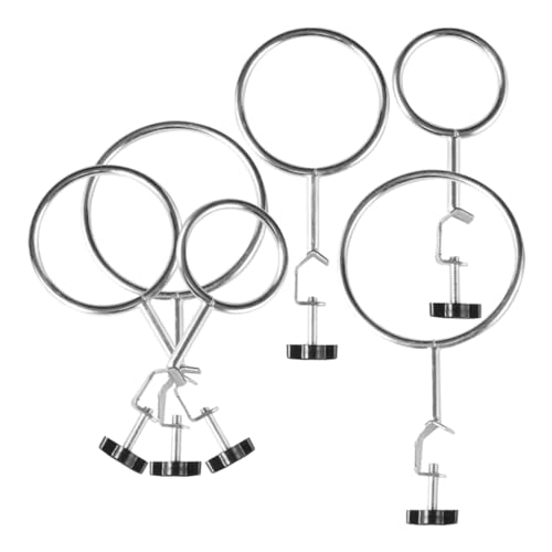 TOYANDONA 6st Reagenzglasklammer-eisenständer Ringklemme Becherklemme Retortenhalterung Unterstützung Für Laborretorten Retortenklemme Verlängerungsklemme Laborglaswaren Backenhalter Silver TOYANDONA 6st Reagenzglasklammer-eisenständer Ringklemme Becherklemme Retortenhalterung Unterstützung Für Laborretorten Retortenklemme Verlängerungsklemme Laborglaswaren Backenhalter Silver von TOYANDONA