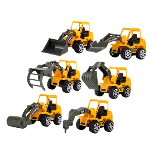 TOYANDONA 6st Spielzeugauto Für Baubagger Aufziehwagen Ziehen LKW- Für Für Technische Fahrzeuge Bauauto Baufahrzeug Reibungsautospielzeug Plastik TOYANDONA 6st Spielzeugauto Für Baubagger Aufziehwagen Ziehen LKW- Für Für Technische Fahrzeuge Bauauto Baufahrzeug Reibungsautospielzeug Plastik von TOYANDONA