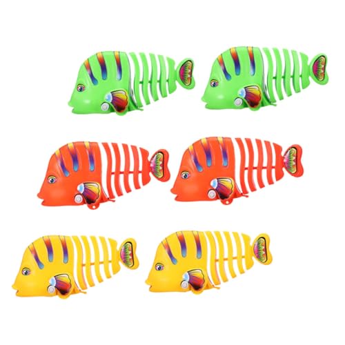 TOYANDONA 6st Uhrwerk-rockerfisch Badewanne Kinderspielzeug Wasserbadspielzeug Desktop- Zum Aufziehen Fische Für Den Pool Aufziehen Fischmodell Simulationsfisch Plastik TOYANDONA 6st Uhrwerk-rockerfisch Badewanne Kinderspielzeug Wasserbadspielzeug Desktop- Zum Aufziehen Fische Für Den Pool Aufziehen Fischmodell Simulationsfisch Plastik von TOYANDONA