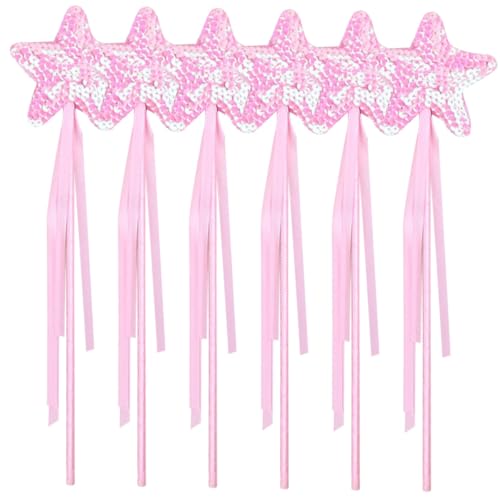 TOYANDONA Pailletten-Stern-feenstab Feenstab-Set Für Kinder Partydekoration Für Halloween TOYANDONA Pailletten-Stern-feenstab Feenstab-Set Für Kinder Partydekoration Für Halloween von TOYANDONA