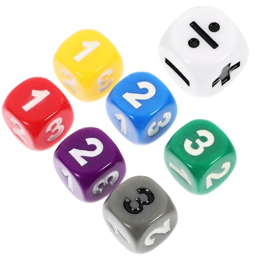 TOYANDONA 7 Stück Lernspielzeug für Mathematik Zahlenwürfel Operator Würfel Mathe-Lehrwürfel Mathe lernwürfel Partyspielwürfel Lernwürfel für Würfel für den Mathematikunterricht Acryl TOYANDONA 7 Stück Lernspielzeug für Mathematik Zahlenwürfel Operator Würfel Mathe-Lehrwürfel Mathe lernwürfel Partyspielwürfel Lernwürfel für Würfel für den Mathematikunterricht Acryl von TOYANDONA