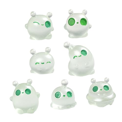 TOYANDONA 7 Stück Mini Alien Leuchtende Ornamente Kleine Figuren Winzige Figuren Mini Resin Alien Feengarten Zubehör Mikrofiguren Miniatur-landschaftsdekor Feengartenfiguren Wohnkultur Harz TOYANDONA 7 Stück Mini Alien Leuchtende Ornamente Kleine Figuren Winzige Figuren Mini Resin Alien Feengarten Zubehör Mikrofiguren Miniatur-landschaftsdekor Feengartenfiguren Wohnkultur Harz von TOYANDONA