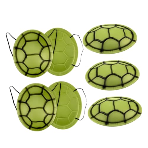 TOYANDONA 7 Stück Teiliges Eva Schildkrötenpanzer Kostüm mit Verstellbaren Trägern Leichtes und Bequemes Turtle Shell Rucksack Cosplay für Jungen und Mädchen Halloween Karneval Party TOYANDONA 7 Stück Teiliges Eva Schildkrötenpanzer Kostüm mit Verstellbaren Trägern Leichtes und Bequemes Turtle Shell Rucksack Cosplay für Jungen und Mädchen Halloween Karneval Party von TOYANDONA