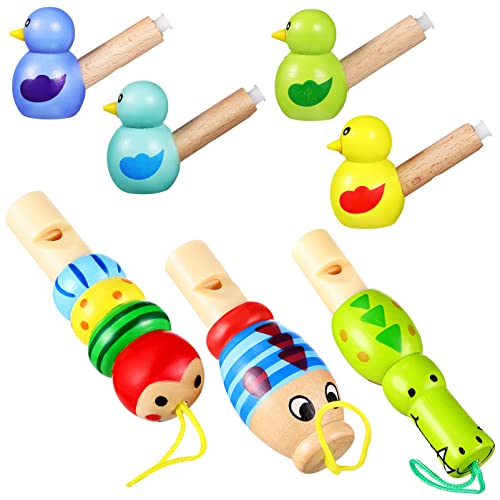 TOYANDONA 7 Stück Teiliges Holz Tierpfeifen Cartoon Tierpfeifen für Kleinkinder Pädagogisches Musikinstrument für Geburtstagsfeiern und Spiele Leicht und Tragbar Fördert Zufällige Farbe TOYANDONA 7 Stück Teiliges Holz Tierpfeifen Cartoon Tierpfeifen für Kleinkinder Pädagogisches Musikinstrument für Geburtstagsfeiern und Spiele Leicht und Tragbar Fördert Zufällige Farbe von TOYANDONA