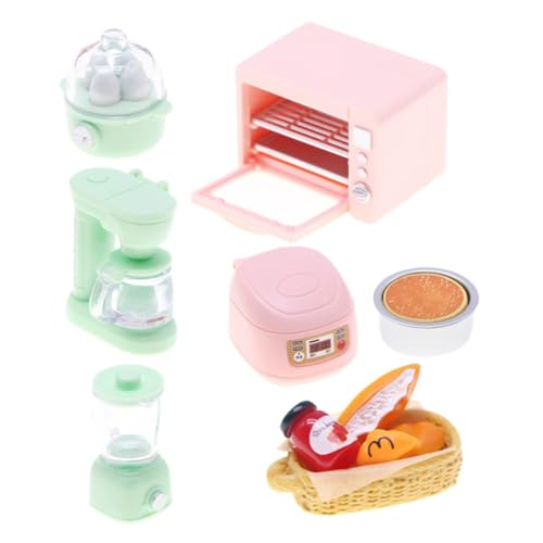 TOYANDONA 7 Stück Teiliges Miniatur Küchengeräte Set für Puppenhäuser Realistische Winzige Haushaltsgeräte Platzsparend Detailreich Gefertigt Vielseitiges für Puppenhaus Zubehör TOYANDONA 7 Stück Teiliges Miniatur Küchengeräte Set für Puppenhäuser Realistische Winzige Haushaltsgeräte Platzsparend Detailreich Gefertigt Vielseitiges für Puppenhaus Zubehör von TOYANDONA