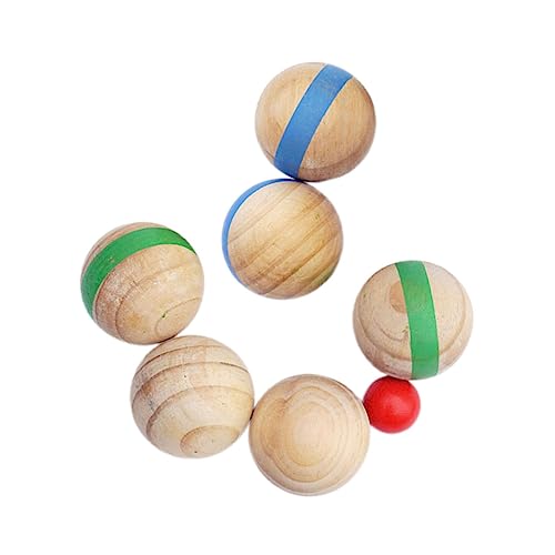 TOYANDONA 7 Stück Teiliges Outdoor Holzspielzeug Ballsport Wurfspiele für Garten Fördert die Junge Mädchen Beziehung für Familienfeiern und Sommeraktivitäten TOYANDONA 7 Stück Teiliges Outdoor Holzspielzeug Ballsport Wurfspiele für Garten Fördert die Junge Mädchen Beziehung für Familienfeiern und Sommeraktivitäten von TOYANDONA