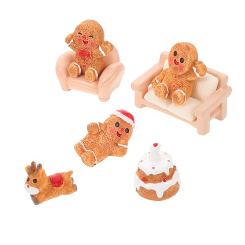 TOYANDONA 7 Stück Teiliges Set Mini Weihnachts Dekorationen Gingerbread Man Figuren aus Harz für Puppenhäuser und Kreative Bastelprojekte Charmante Miniatur Weihnachtsdeko TOYANDONA 7 Stück Teiliges Set Mini Weihnachts Dekorationen Gingerbread Man Figuren aus Harz für Puppenhäuser und Kreative Bastelprojekte Charmante Miniatur Weihnachtsdeko von TOYANDONA