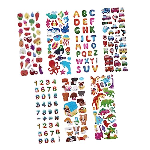 TOYANDONA 70 Blatt Belohnen Sie Dreidimensionale Aufkleber Belohnungsaufkleber Für Den Kindergarten 3D-Aufkleber Aufkleber Scrapbook-Aufkleber DIY Dekorativer Aufkleber Schaum von TOYANDONA