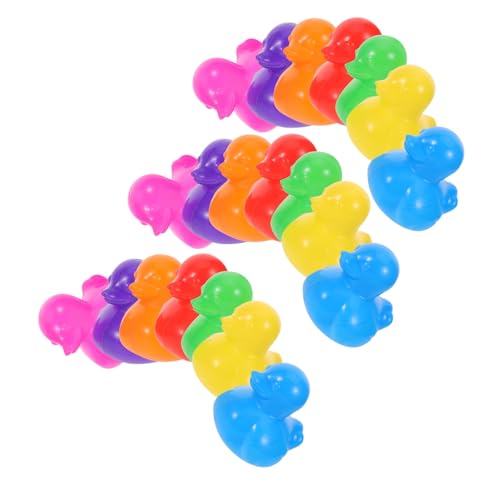 TOYANDONA 70 Stück Teiliges Entenform Bade und Poolspielzeug Bunte Schwimmfähige Kunststoffbälle aus Umweltfreundlichem PE Geeignet für Kinderbadewanne Strand und Indoor Spielspaß von TOYANDONA