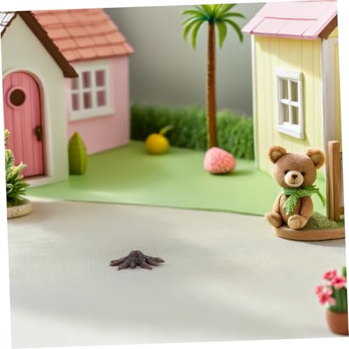 TOYANDONA 70 Stück Teiliges Miniatur Baumständer aus Langlebigem Material für Modelleisenbahn Landschaftsbau Vielseitige Basen für DIY Modellbäume Einfache Montage für Diorama und von TOYANDONA