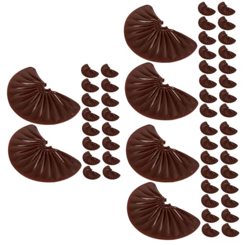 TOYANDONA 72 STK Nachgemachte Schokoladenstückchen Dekorative Gefälschte Schokolade Tafelschokolade Kleines Schokoladendekor Faux-Dessert Multifunktion Kleiner Urlaub PVC von TOYANDONA
