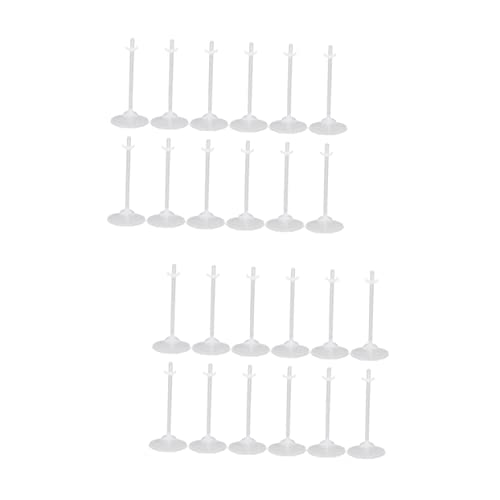 TOYANDONA 72 Stck Teiliges Transparentes Puppenständer aus Langlebigem Kunststoff Leichter Doll Support Stand für Vielseitige Puppenpräsentation Tischen und Vitrinen von TOYANDONA