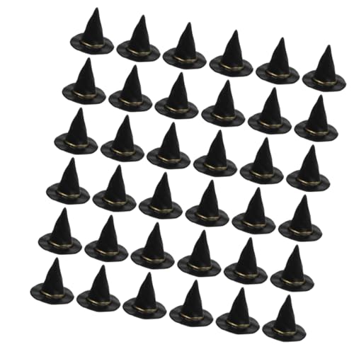 TOYANDONA 72 Stück Miniatur Hexenhüte Halloween Dekorationen Schwarze Kunststoff Bastelhüte für Puppenhaus Diy Zubehör für Halloween Party und Gruselige Szenen TOYANDONA 72 Stück Miniatur Hexenhüte Halloween Dekorationen Schwarze Kunststoff Bastelhüte für Puppenhaus Diy Zubehör für Halloween Party und Gruselige Szenen von TOYANDONA