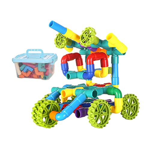 TOYANDONA 76 Teiliges Rohr Puzzle Set Montage Für Mit Kleiner Pädagogisches Puzzle Für Kreative Entwicklung Und Spaß Beim von TOYANDONA
