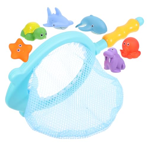 TOYANDONA 7Stücke Schwimmende Meerestiere und Sprühendes Wasserspielzeug Fischernetz für Badewanne und Pool Fördert Motorische Fähigkeiten TOYANDONA 7Stücke Schwimmende Meerestiere und Sprühendes Wasserspielzeug Fischernetz für Badewanne und Pool Fördert Motorische Fähigkeiten von TOYANDONA