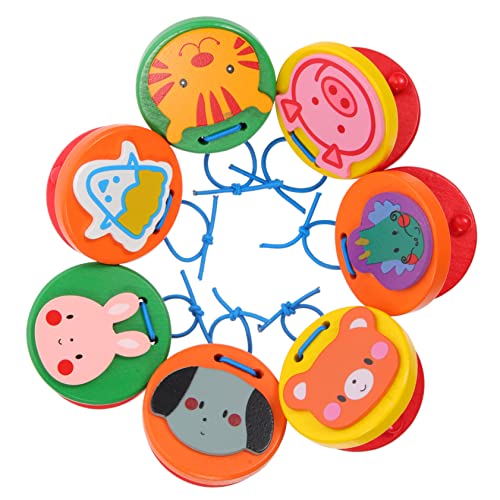 TOYANDONA Musikinstrumenten-Set Für Kleinkinder 7-teiliges Tier-kastagnettenspielzeug Zum Spielen Und Lernen Für Kinder von TOYANDONA