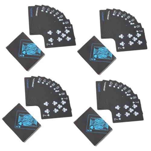 TOYANDONA 8 Kartons Brettspiele-Geschenk Tischzubehör Wasserdichtes Spielkartendeck Unterhaltsame Karten Kartenspiel Masse Schachbretter Für Erwachsene Für Spiel Rechteck Plastik Spielzeug von TOYANDONA