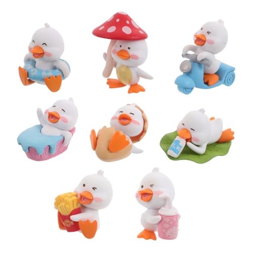 TOYANDONA 8 Kleine Enten: Winzige Enten Kunststoff Fürs Auto – Mini-tierfiguren Für Puppenhauszubehör, Bonsai-Dekoration, Partygeschenke, Basteln Und Heimdekoration TOYANDONA 8 Kleine Enten: Winzige Enten Kunststoff Fürs Auto – Mini-tierfiguren Für Puppenhauszubehör, Bonsai-Dekoration, Partygeschenke, Basteln Und Heimdekoration von TOYANDONA