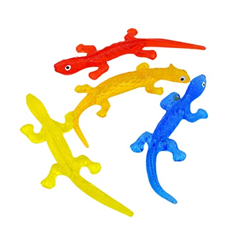 TOYANDONA 8 Stk Entlüftungseidechse Spielzeug Gummi-reptil- Gummi Dehnbare Gummieidechse Quetschen Dehnbare Reptilieneidechse Gummi- Tpr Weiches Gummi Kind von TOYANDONA