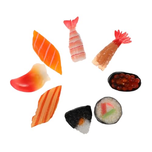 TOYANDONA 8 Stück Authentische Nachbildung von Japanischem Onigiri für Heimdekoration Restaurant und Schaufenster Displays von TOYANDONA