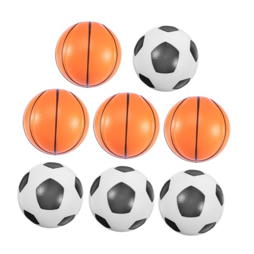 TOYANDONA 8 Stück Dekompressionsspielzeugball Fitnessstudio hühner Stress abbau Quetschball fußball quetsch Toy Set druckminderndes Partygeschenke Pu TOYANDONA 8 Stück Dekompressionsspielzeugball Fitnessstudio hühner Stress abbau Quetschball fußball quetsch Toy Set druckminderndes Partygeschenke Pu von TOYANDONA