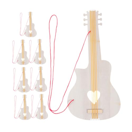 TOYANDONA 8 Stück Diy Holzgitarren Zuschnitte Unvollendete Holzgitarrenformen für Kreativ Musikinstrumente für Bastelprojekte und Musik Themenpartys TOYANDONA 8 Stück Diy Holzgitarren Zuschnitte Unvollendete Holzgitarrenformen für Kreativ Musikinstrumente für Bastelprojekte und Musik Themenpartys von TOYANDONA