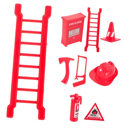 TOYANDONA 8 Stück Doll House Feuerfeuerzubehör klein Kinderspielzeug Puppenhaus-Feuerwehrspielzeug puppenzubehör Feuerwehr-Requisiten -Feuerlöscher-Set Plastik rot TOYANDONA 8 Stück Doll House Feuerfeuerzubehör klein Kinderspielzeug Puppenhaus-Feuerwehrspielzeug puppenzubehör Feuerwehr-Requisiten -Feuerlöscher-Set Plastik rot von TOYANDONA